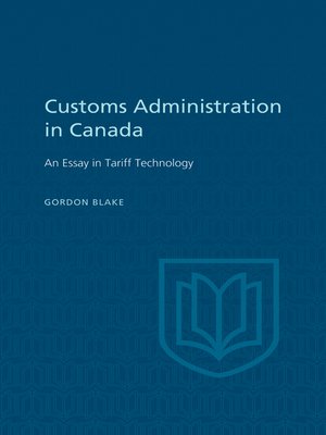 cover image of Customs Administration in Canada